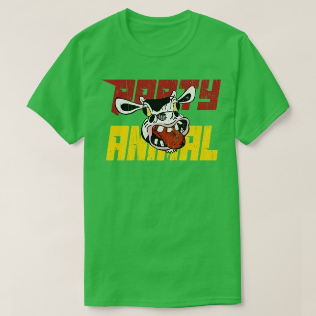 Camiseta Fiesta Animales vacas graciosas (Diseño del anverso)