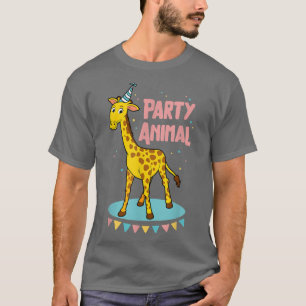 Camiseta Fiesta AnimalGiraffe Lover Zoo Vida salvaje animal