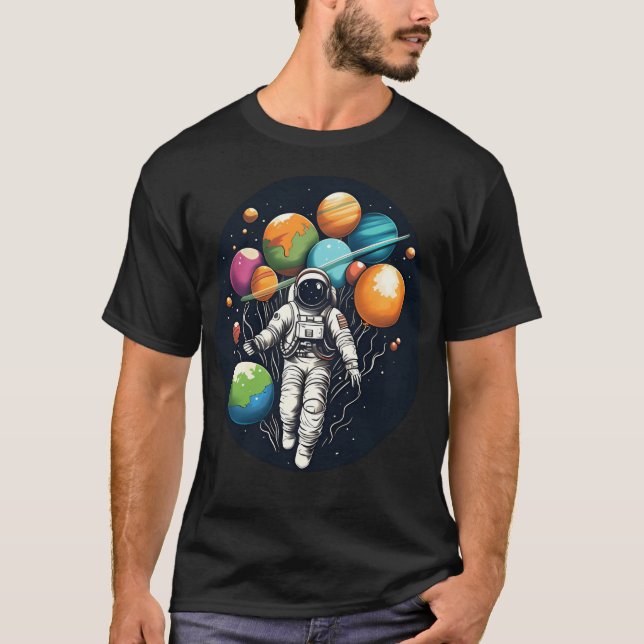 Camiseta Fiesta astronauta (Anverso)