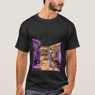 Camiseta Fiesta astronauta sobre arte gráfico en Guay