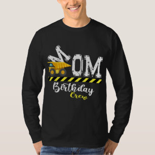 Camiseta Fiesta B-Day Mamá Birthday Crew Construction Birth