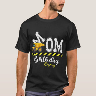 Camiseta Fiesta B-Day Mamá Birthday Crew Construction Birth