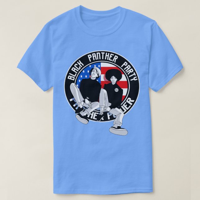 Camiseta Fiesta BPP 1966 Afro Power Patriótico (Diseño del anverso)