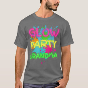 Camiseta Fiesta brillante Escuadrón Abuela Paint Splatter F