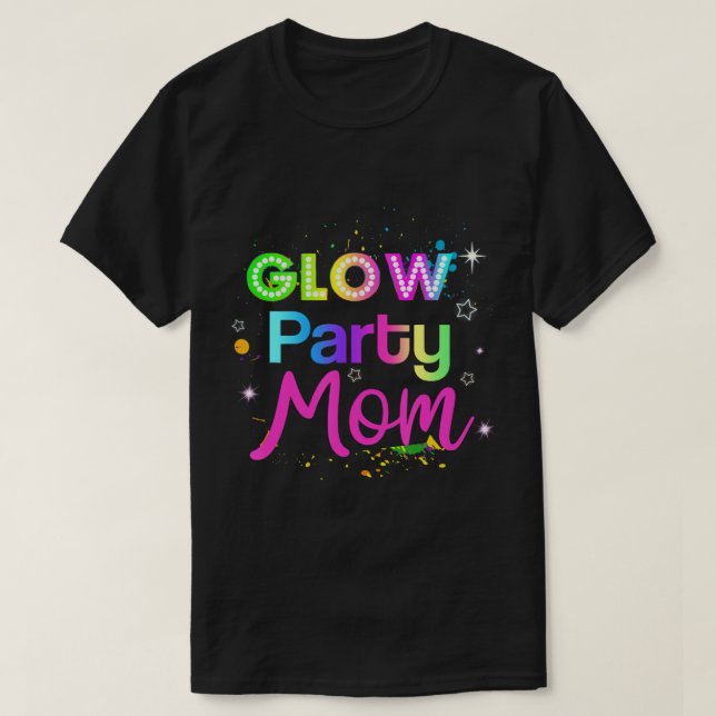 Camiseta Fiesta brillante Escuadrón Mamá Pintar Splatt Fies (Diseño del anverso)