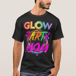 Camiseta Fiesta brillante Mamá T Pintar Efecto de salpicadu