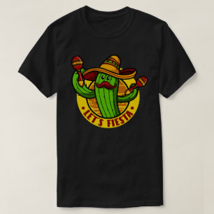Camiseta fiesta Cactus con Sombrero Cinco de Mayonesa