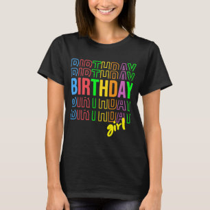 Camiseta Fiesta Chica de cumpleaños Mujeres