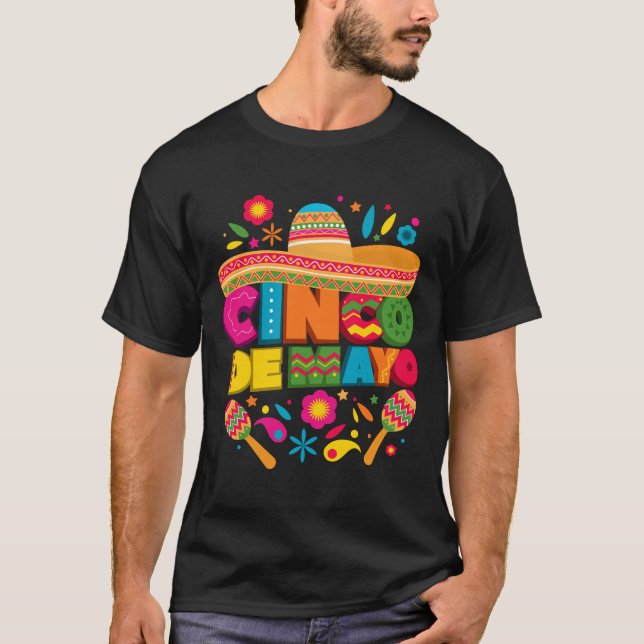 Camiseta Fiesta Cinco De Mayo (Anverso)