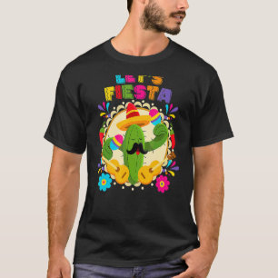 Camiseta Fiesta Cinco De Mayo Con Cactus De Guitarra Sombr