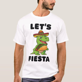 Camiseta Fiesta Cinco De Mayo Dinosaurio Taco T-Rex