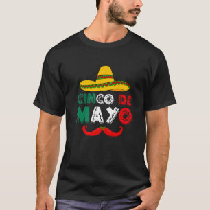 Camiseta Fiesta Cinco De Mayo Divertidas Hombres Gorra Mexi