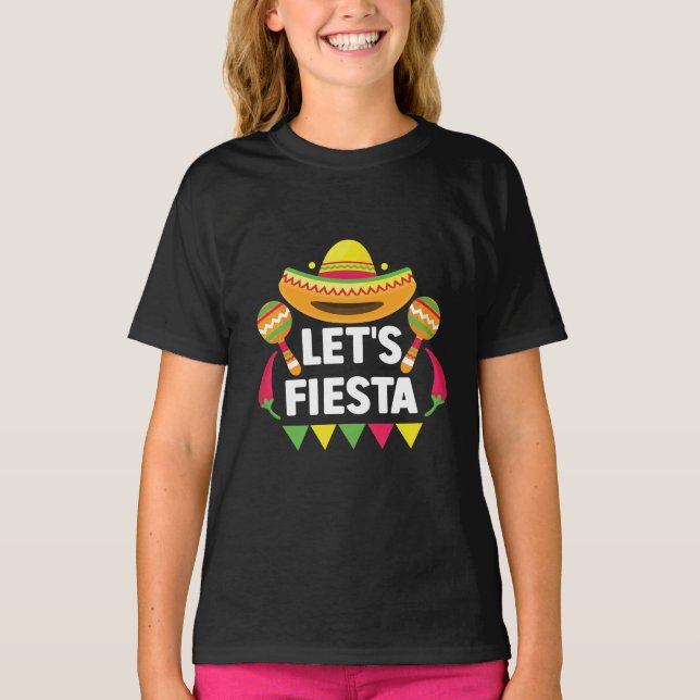 Camiseta Fiesta Cinco De Mayo, inspirada en México (Anverso)