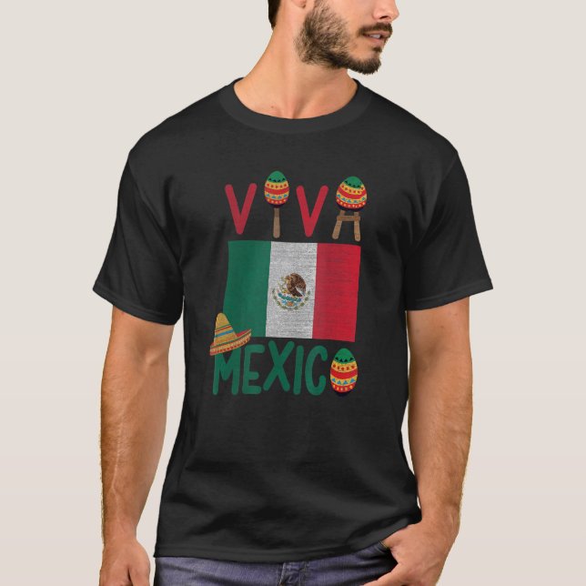 Camiseta Fiesta Cinco Mayo por el Día de la Independencia M (Anverso)