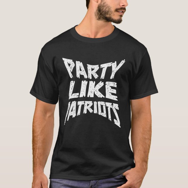Camiseta Fiesta como patriotas (Anverso)