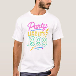 Camiseta Fiesta Como Si Fuera 1999®™ – Voltaje Neon