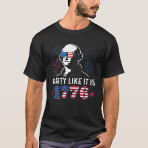 Camiseta Fiesta Como Si Fuera El 4 De Julio De 1776 George 