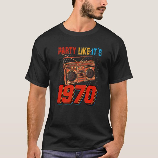 Camiseta Fiesta como si fuera un Fiesta de 1970 Retro 70 Co (Anverso)