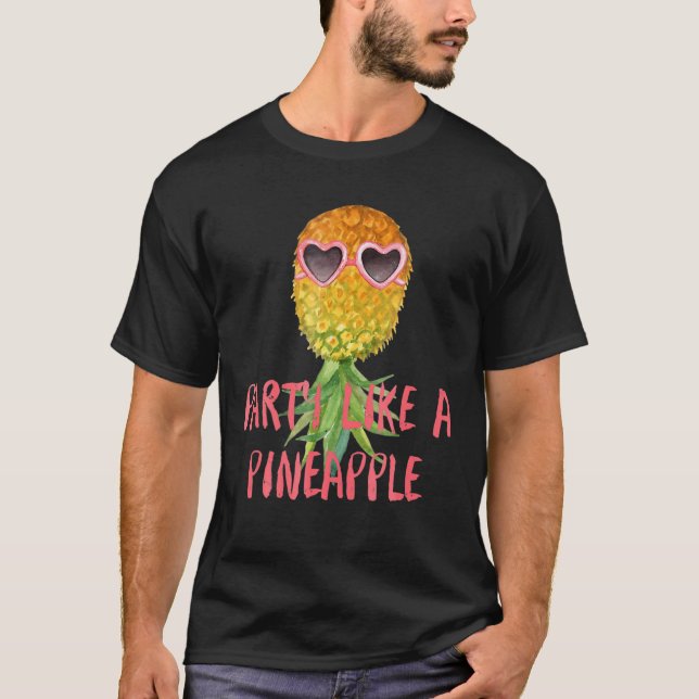 Camiseta Fiesta Como Un Amor De La Piña Al Fiesta Pineapple (Anverso)