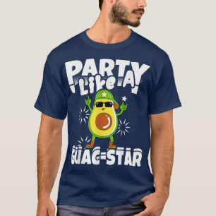 Camiseta Fiesta Como Un Guac Star Aguacamole Gracioso T-S