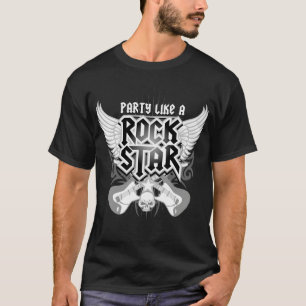 Camiseta Fiesta como un Rockstar