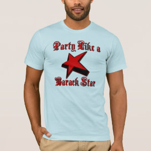 Camiseta Fiesta como una estrella de Barack