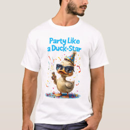 Camiseta Fiesta como una estrella de pato