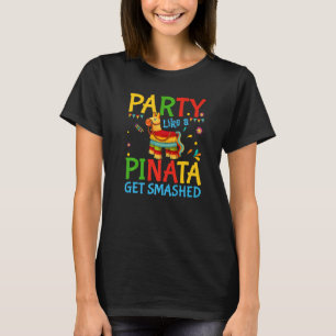 Camiseta Fiesta Como Una Pinata Que Se Rompe Chistes De Pap