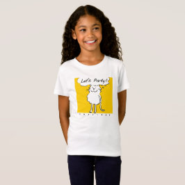 Camiseta fiesta con diseño de gato divertido