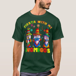 Camiseta Fiesta con mis gnomigos mexicanos cinco de Mamáes