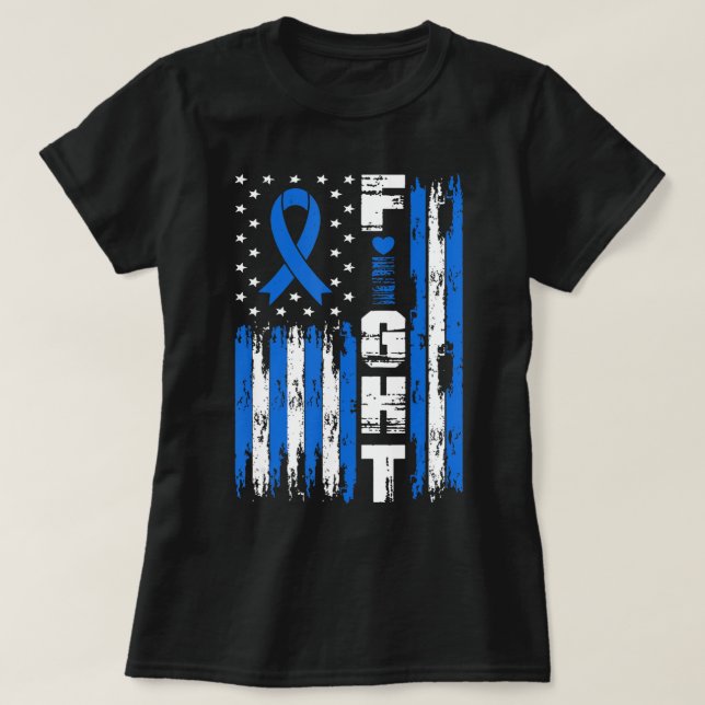 Camiseta Fiesta contra la toma de conciencia sobre Ataxia B (Diseño del anverso)