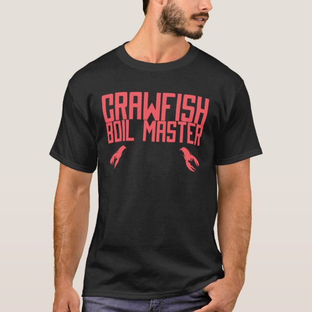 Camiseta Fiesta Crawfish Boil Master Cajun (Anverso)