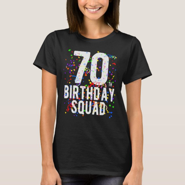 Camiseta Fiesta de 70 años de edad divertida (Anverso)