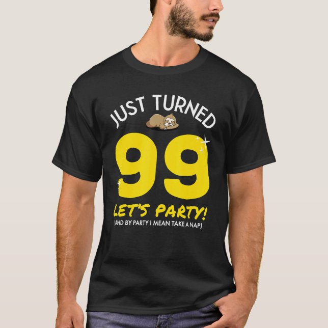 Camiseta Fiesta de 99 años se burla de Nap 99th Birthday Sl (Anverso)