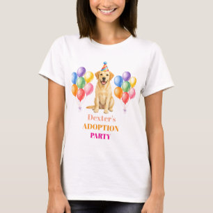 Camiseta Fiesta de Adopción Día de Gotcha Labrador Perro Ma