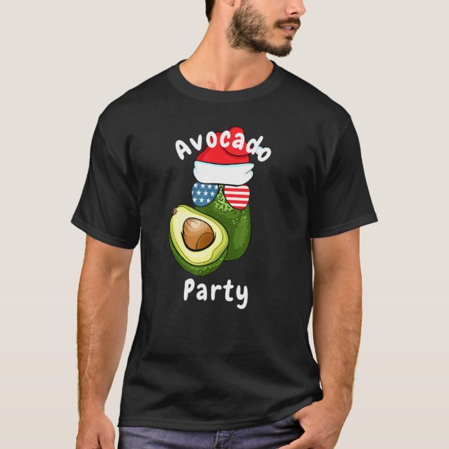 Camiseta Fiesta De Aguacate Para Aguacates Para Ns (Anverso)
