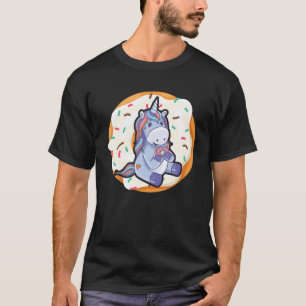 Camiseta Fiesta de alimentos de castaña de unicornio
