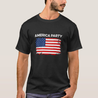 Camiseta Fiesta de América Tres Partidos Patriota Libertad 