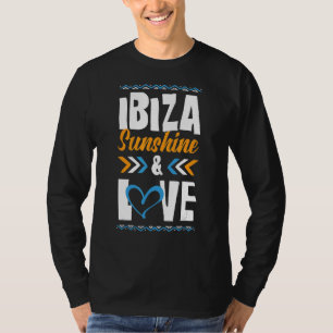 Camiseta Fiesta de amor de Ibiza Sunshine Cita de vacacione