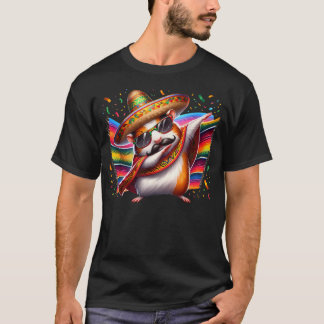Camiseta Fiesta de Animales Hámster Cuy Mexicano