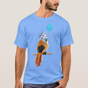 Camiseta Fiesta de aves de corral Reedling Birdwatcher Ani
