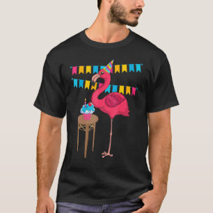 Camiseta Fiesta de Aves Tropicales de Nacimiento Animal Fla