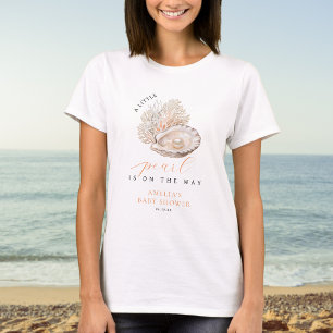 Camiseta Fiesta de Baby Shower Perla Costera