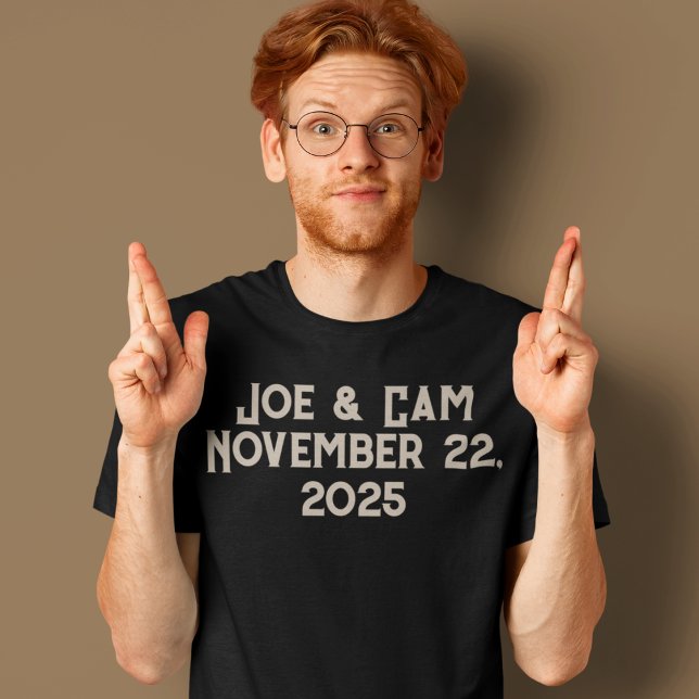 Camiseta Fiesta de Bachelor de nuez negra marrón (Subido por el creador)