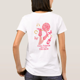 Camiseta Fiesta de Bachelorette de la Cowgirl Disco