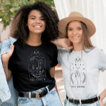 Camiseta Fiesta De Bachelorette De Tarjeta Tarot Mítica El<br><div class="desc">Este diseño presenta un diseño místico de tarjetas tarot con fuentes celestes modernas. Vea toda la colección para ver más elementos coincidentes.</div>