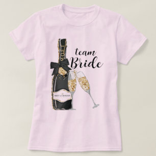 Camiseta Fiesta de Bachelorette de Team Bride