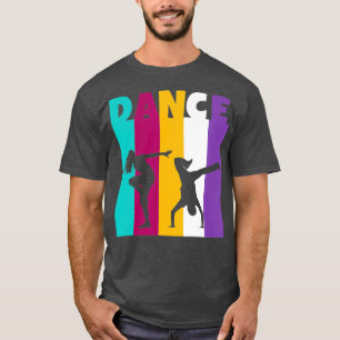 Camiseta Fiesta de baile Silhouette Music Song Move Rave
