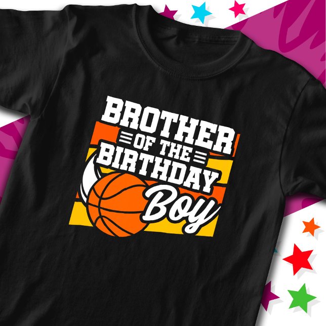Camiseta Fiesta de baloncesto infantil Hermano del niño cum (Subido por el creador)