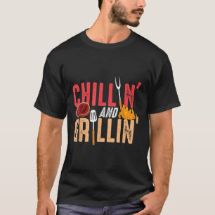 Camiseta Fiesta De Barbacoa Chillin Y Grillin